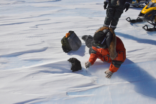 Illustration for article titled Meteorite discovered in Antarctica — what could go wrong?